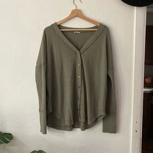 Olive Green Henley